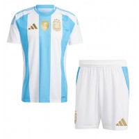 Maglie da calcio Argentina Prima Maglia Bambino Copa America 2024 Manica Corta (+ Pantaloni corti)